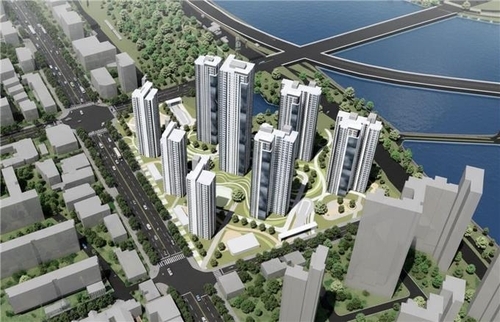 강남 대치우성1차·쌍용2차아파트 통합재건축 조감도. [서울시 제공]