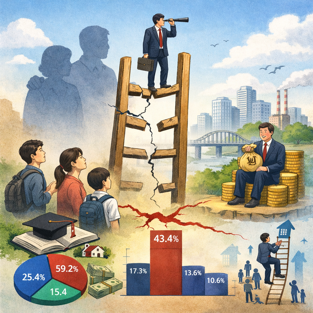 “개천서 용 난다? 이젠 없죠”…4명 중 1명만 ‘계층이동 활발’