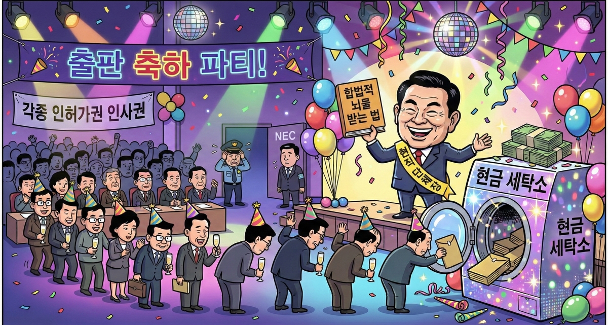 [기획] 국회의원 3억은 애교, 시장 20억까지… ‘뇌물성 파티’ 단체장 북콘서트