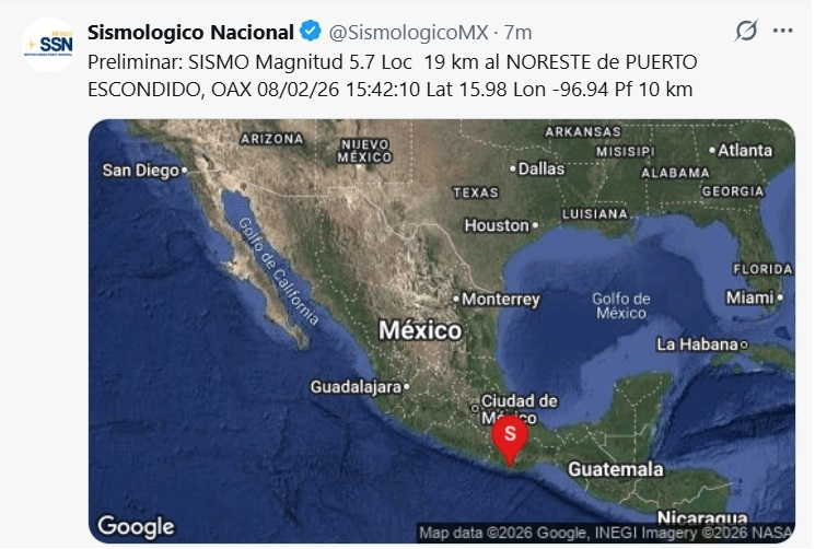 “멕시코시티도 흔들” 멕시코 중부 규모 5.7 지진