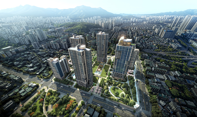 힐스테이트 금정 센터포인트 조감도. [현대건설 제공]
