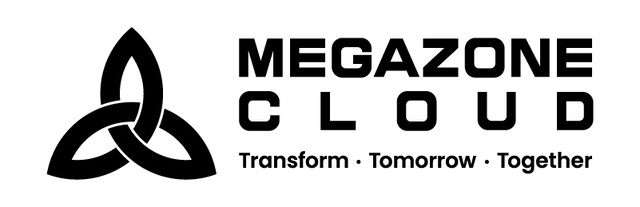 메가존클라우드 로고.