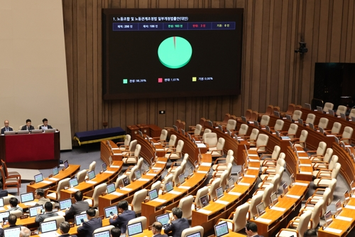 노란봉투법 국회 통과  [연합뉴스]