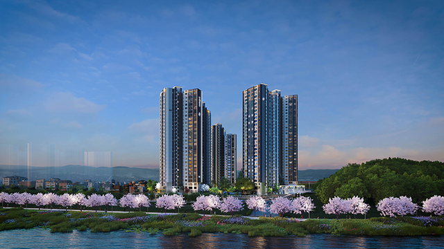 부경경마공원역 디에트르 더 리버. (대방건설 제공)