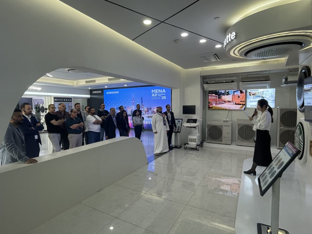 삼성전자가 작년 5월 중국 소주·상해서 중동 냉난방공조(HVAC) 시장 공략을 위한 ‘2025 삼성 중동 에어솔루션 데이’를 열고 현지 거래선들을 초청했다. 삼성전자 제공