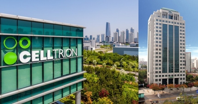 인천 송도의 셀트리온(왼쪽사진)과 서울 대방동의 유한양행 본사. 각사 제공