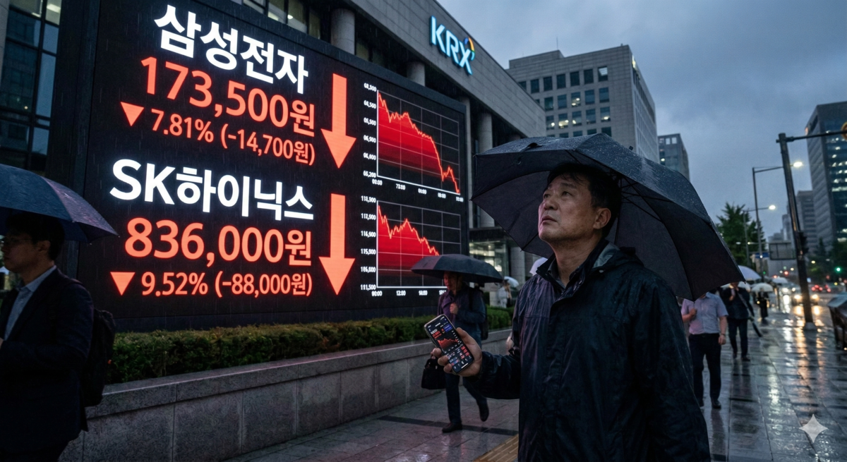 “삼전·SK하닉 오늘은 꼭 올라야 해요”…속타는 ‘빚투’ 개미의 하소연 [주형연의 에구머니]