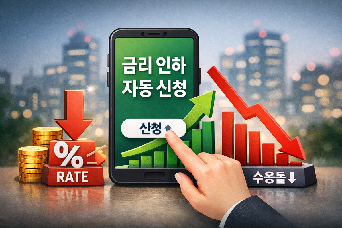 클릭 한 번에 금리인하 요구… ‘자동 신청’ 시대 수용률은 ‘딜레마’?