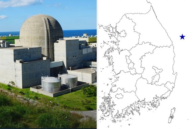 [원자력안전위원회 페이스북 사진 갈무리·기상청 홈페이지 지진 계기진도 갈무리]
