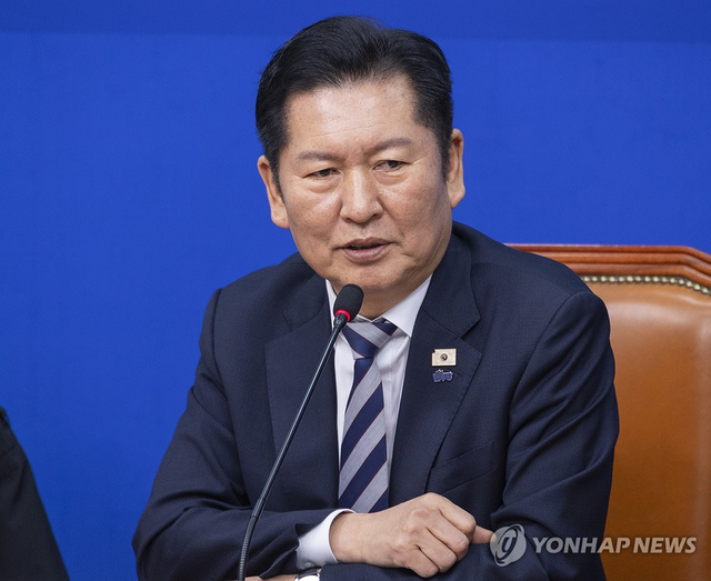 정청래 대표. 연합뉴스