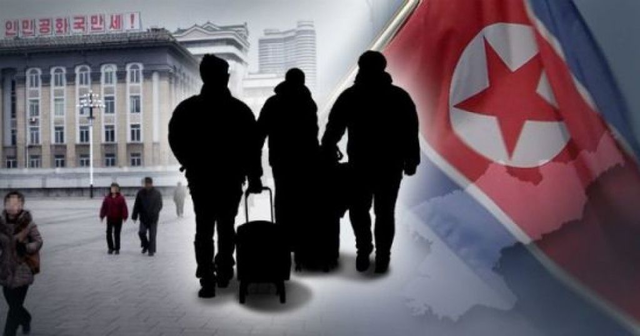 북한 탈출 주민들을 형상화한 이미지.[연합뉴스 그래픽]