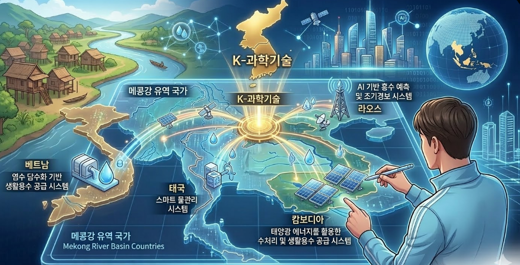 K-과학기술, 메콩강 4개국에 식수·에너지·식량 현안 '해결' - 뉴스 썸네일 이미지