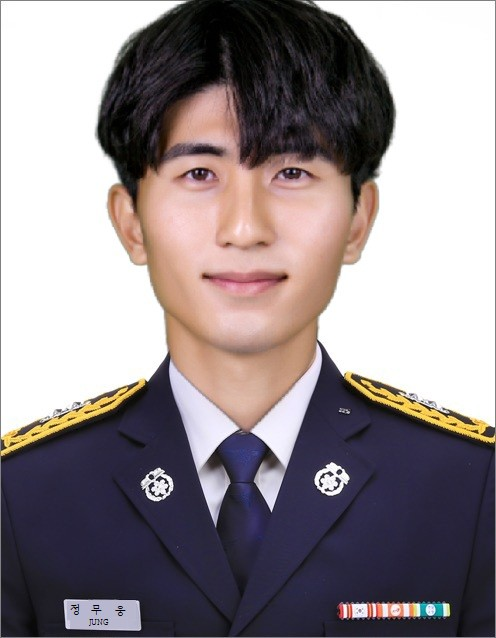 땅끝119안전센터 소속 정무웅 소방교.[전남 해방소방서 제공 사진]