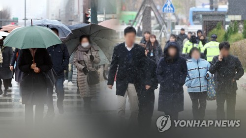비오는 풍경 [연합뉴스]