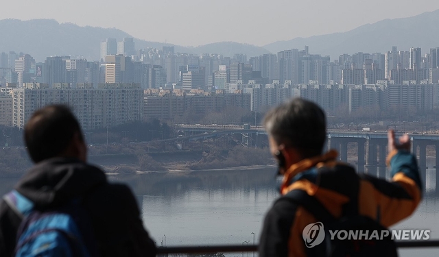 서울 한강변 아파트 모습. 연합뉴스