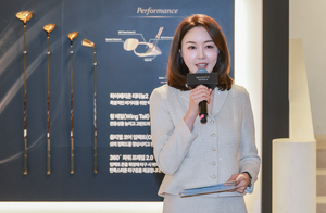 [포토] 마제스티골프 행사 진행하는 김민아 아나운서