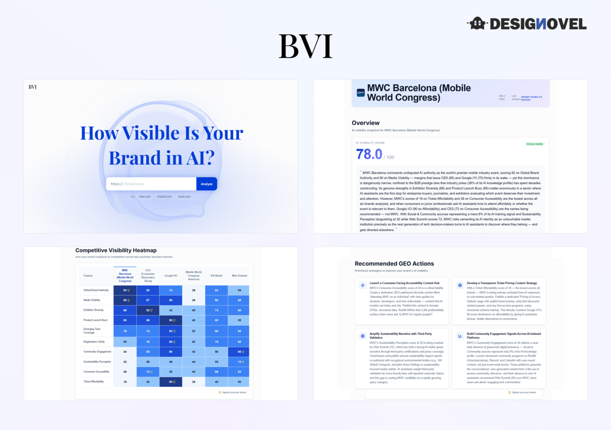"해외에서 먼저 통했다"... 디자이노블, 'MWC 2026'서 'BVI' 첫 선 - 뉴스 썸네일 이미지