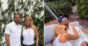 트럼프 전 며느리, “대통령과 통화” 약물체포 우즈에 ‘해먹 스킨십’ 공개 응원