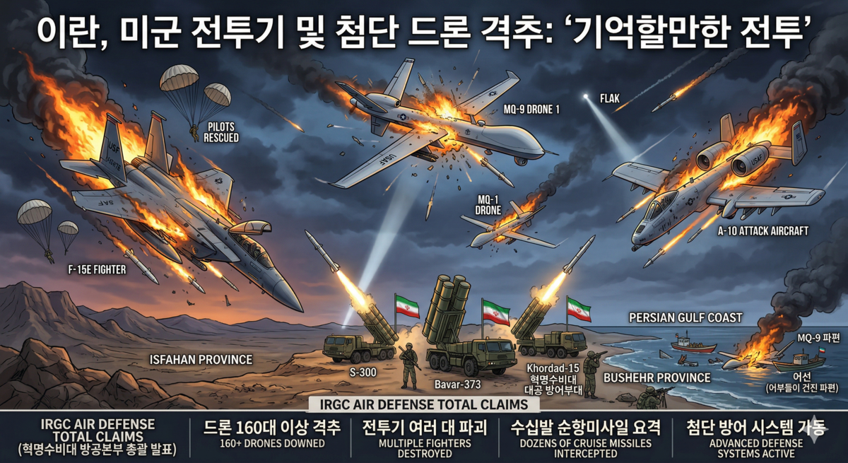 드론 격추 주장 관련 이미지