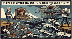 워렌 버핏·JP모건 다이먼, “사모대출 부실 위험”…“불이야!” 외치면 탈출구 없어