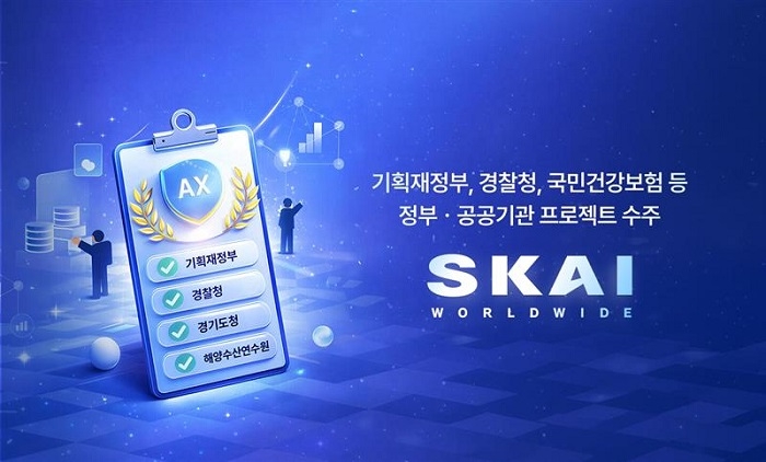 SKAI월드와이드, 14개 정부·공공기관 AX 수주 - 뉴스 썸네일 이미지