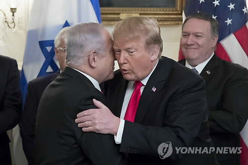 트럼프 대통령과 네타냐후 총리 [EPA=연합뉴스]