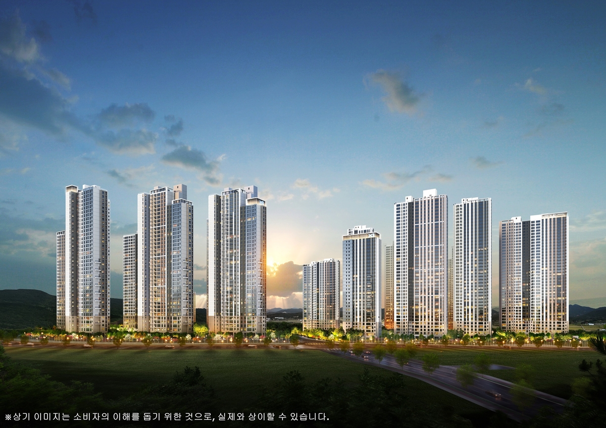 도안신도시 2년 만의신규 공급… '도안자이 센텀리체' 금일 견본주택 개관