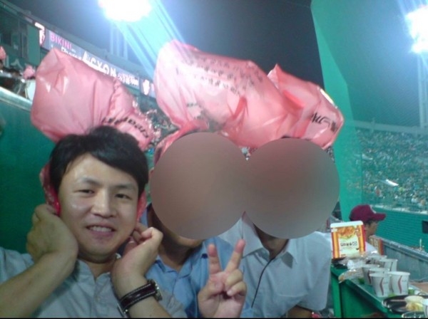 국민의힘이 지난 2024년 1월 12일  제공한 한동훈 당시 비상대책위원장의 부산 사직야구장 방문 사진. 국민의힘 제공
