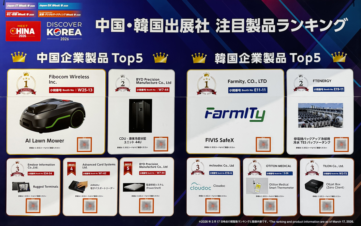 주식회사 파미티, 일본 최대 IT 전시회서 영상기반 AI 솔루션 FIVIS_SafeX ... - 뉴스 썸네일 이미지