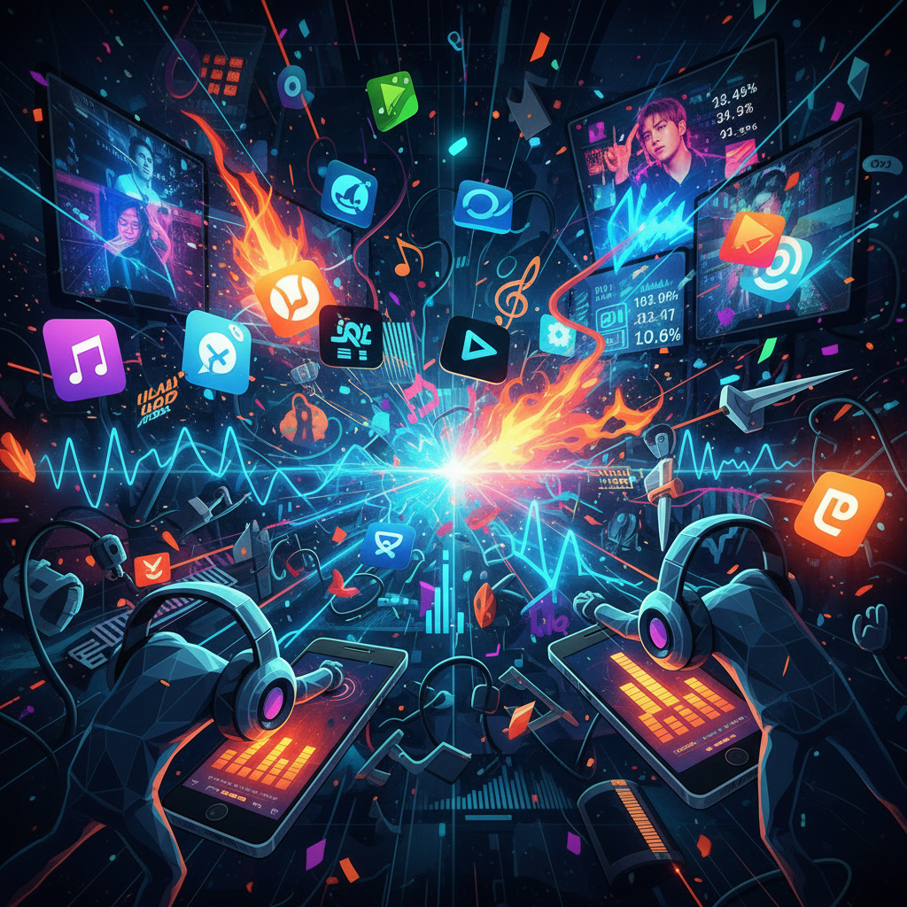 스포티파이 맹추격에 ‘토종 1위’ 멜론 이중고…팬덤·AI로 반격 나설까