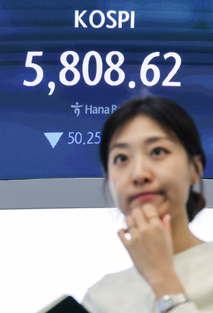 [포토] 코스피, 종전 협상 결렬 불안감 속 하락 마감