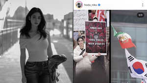 ‘미스 이란’의 조용한 분노 “한국, 4만명 학살 독재정권 금융지원 안돼”