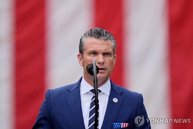 피트 헤그세스 미국 국방부 장관 [AP=연합뉴스]