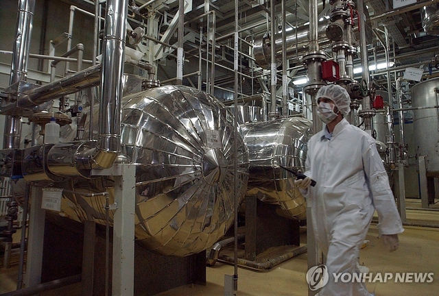 이란의 이스파한 핵시설. 2005년 촬영된 사진이다. AP 연합뉴스 자료사진