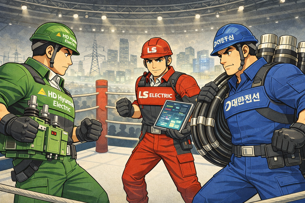 HD현대일렉·LS일렉·대한전선, 韓 전력3사 북미 대격돌 - 뉴스 썸네일 이미지