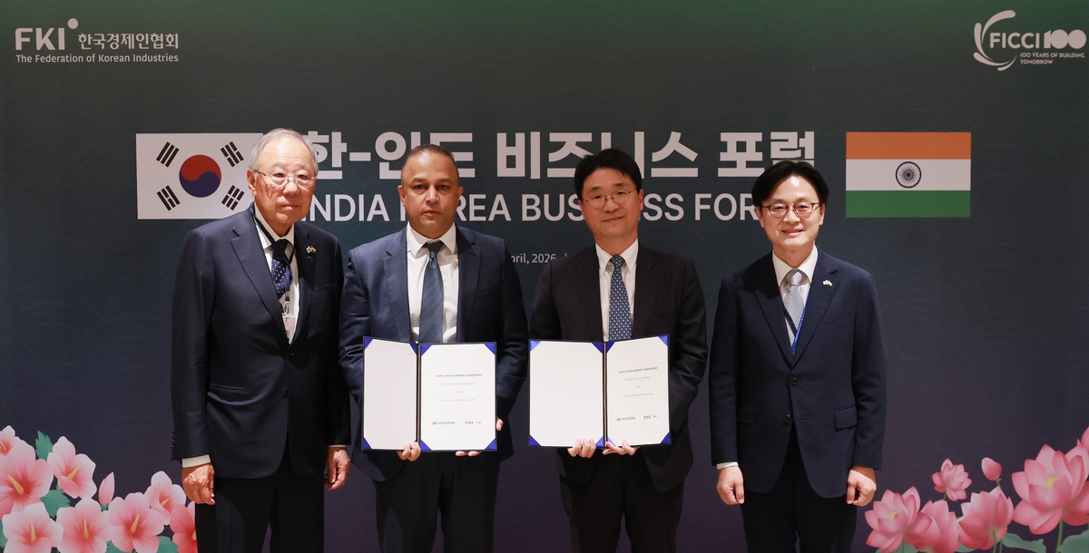 정의선, 인도서 8년만 결실…현대차 3륜 전기차 승부수