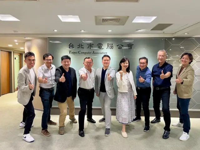 2025년 9월. 대만 TCA를 방문한 노웨어브릿지 홍동표 대표. (사진 가운데 / 노웨어브릿지 제공)