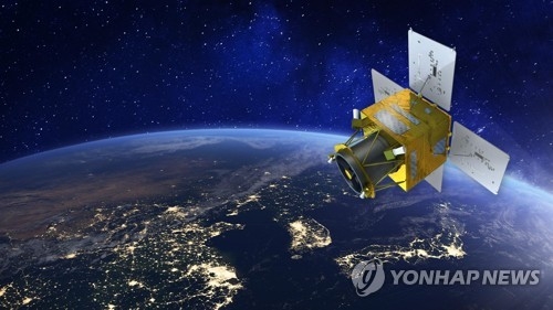 KAI에서 주관개발하는 차세대중형위성 2호(그래픽). 연합뉴스