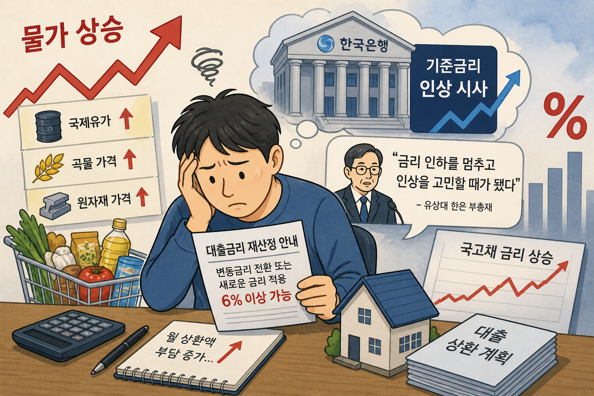 [기획] 중동발 금리인상 ‘깜박이’ 켜졌나… 대출 이자폭탄 현실로