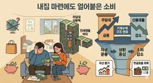 “쓸 돈 줄고 갚을 돈늘고”…주담대에 서민지갑 ‘텅텅’