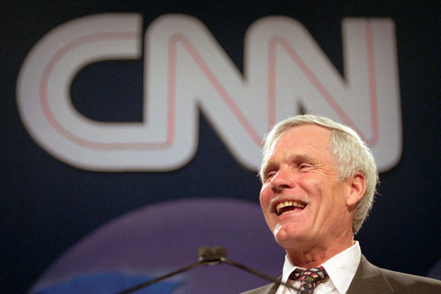 CNN 설립자 테드 터너. AP=연합뉴스.