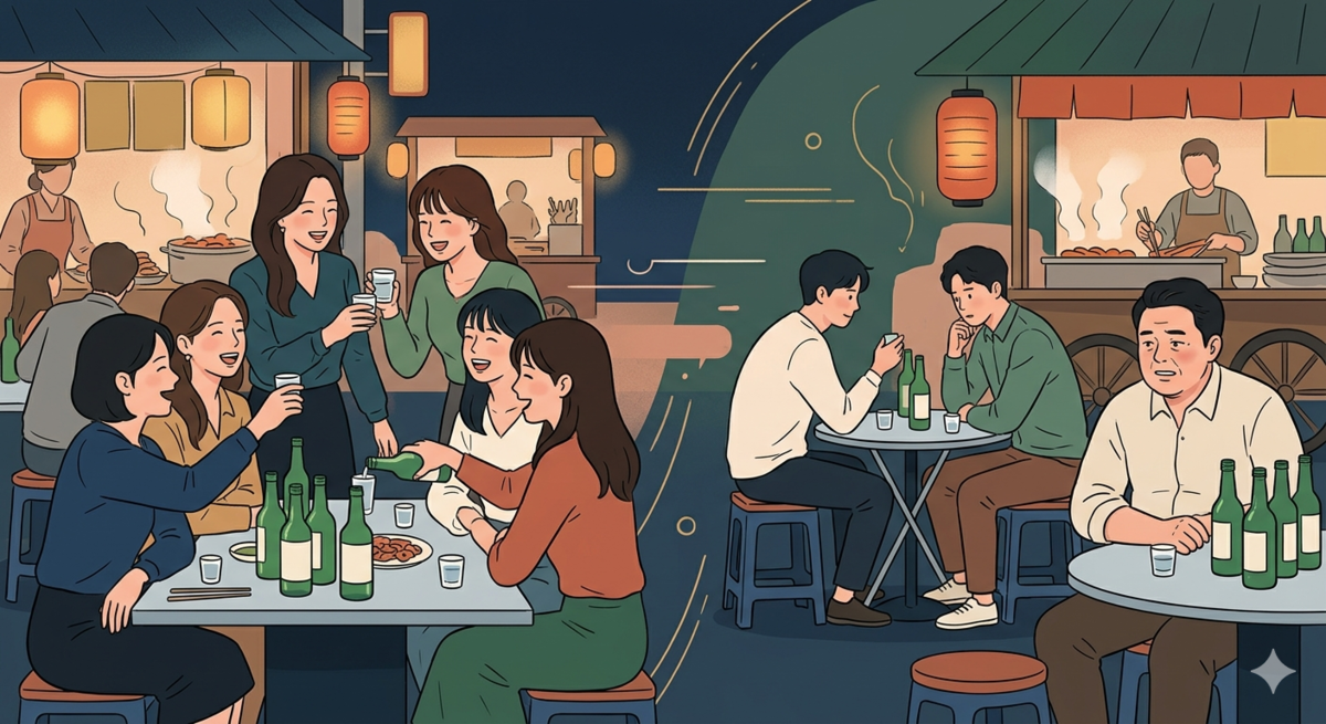 女 폭음 늘고 男은 감소…40대 男 폭음률 최고