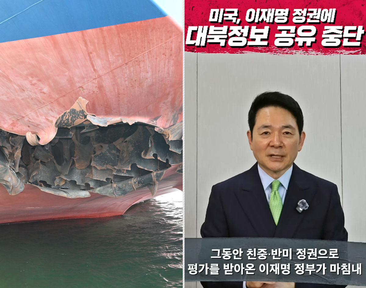 DJ계 장성민 “선박 피격 '딴전' 이재명 정권, 트럼프 전화도 않고