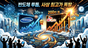 “이제 30만전자·200만닉스다”…AI 돈줄에 개미 ‘들썩’