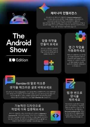 AI로 애플 따돌리자… 구글 안드로이드에 제미나이 심는다