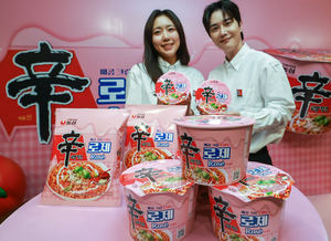 [포토] 신라면 40주년…신제품 ‘신라면 로제’ 출시