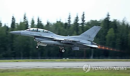 KF-16 전투기 *사진은 해당 기사와 관련 없음 [공군 제공=연합뉴스]