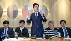 [포토] 발언하는 정원오 후보