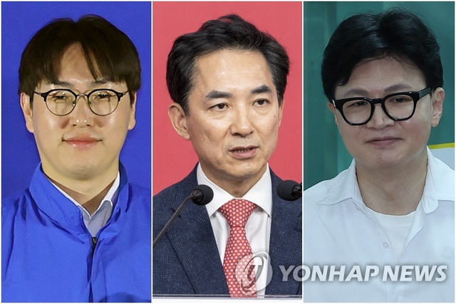 부산 북갑 출마하는 하정우·박민식·한동훈 [연합뉴스]