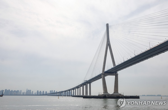 인천대교. 연합뉴스